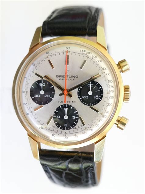 breitling geneve chronograph 3 register|Breitling Top Time Triple Register Panda Dial Chronograph 1968.